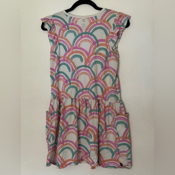 Tea girls size 16 Colorful Rainbow Patterned Dress - Picture 6 of 6